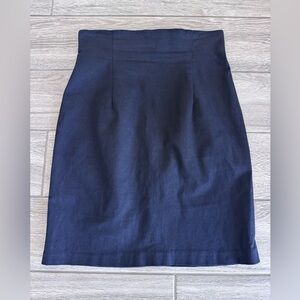 Vintage Elegant Black Women's Skirt